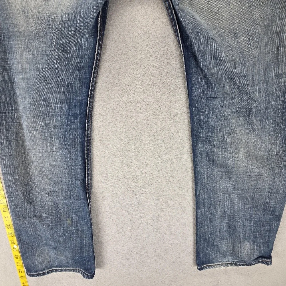 Vintage Levis Engineered Jeans Mens Blue Button Fly Medium Wash Fits 32x30